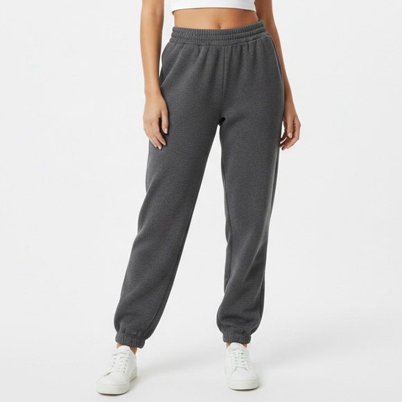 Good Night Pants - Good Night Dark Grey Fleece Jogger Sweatpants Womens Size XL Casual Loungewear